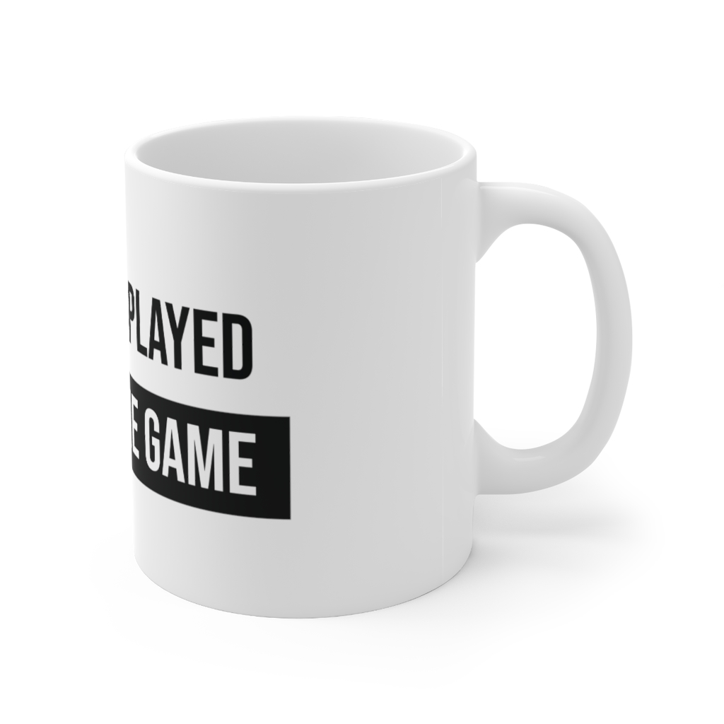 Don't Get Played, Change the Game Ceramic Mug 11oz - Image 3