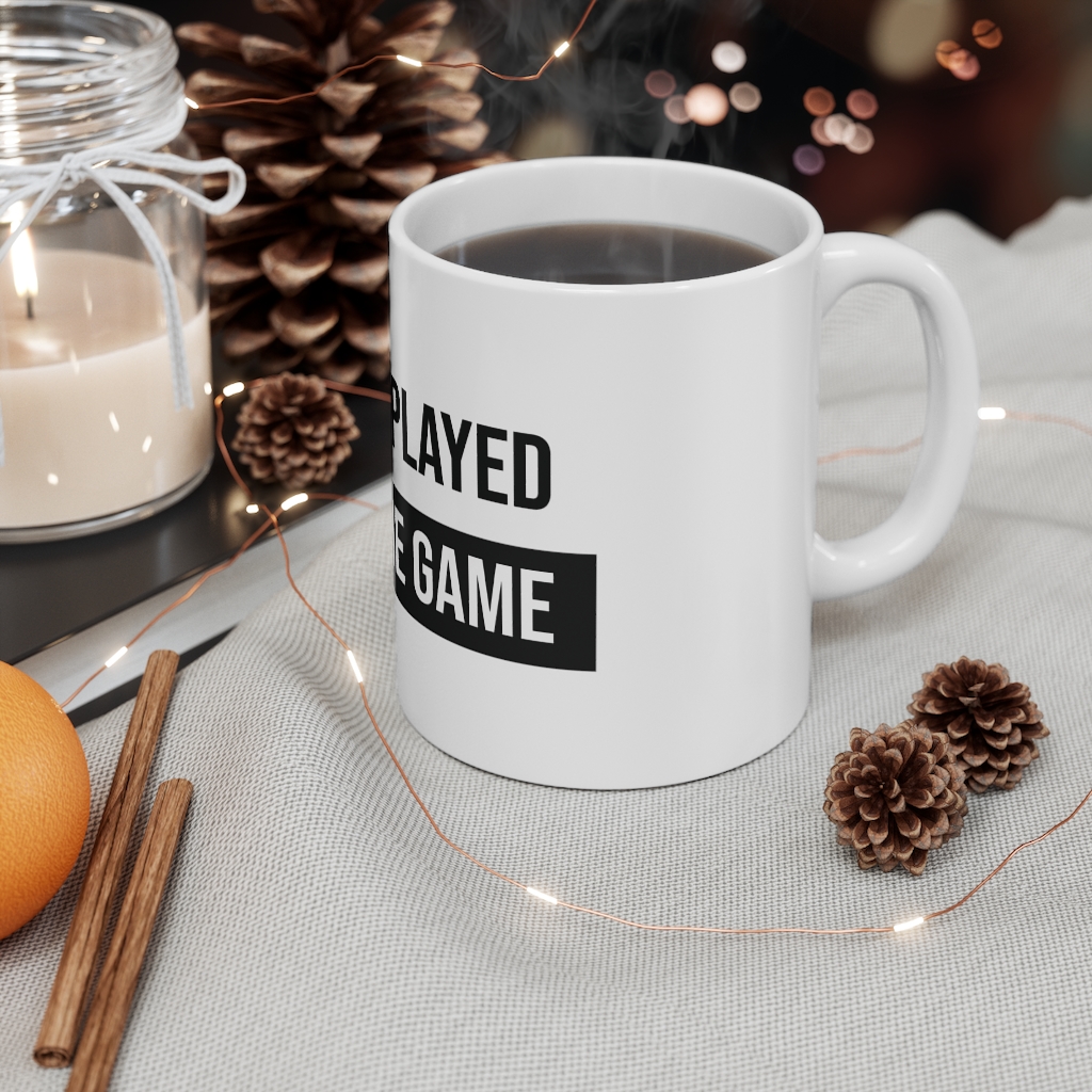 Don't Get Played, Change the Game Ceramic Mug 11oz - Image 4