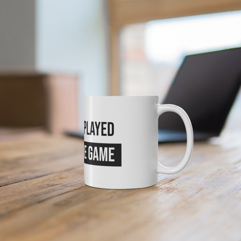 Don't Get Played, Change the Game Ceramic Mug 11oz - Image 6