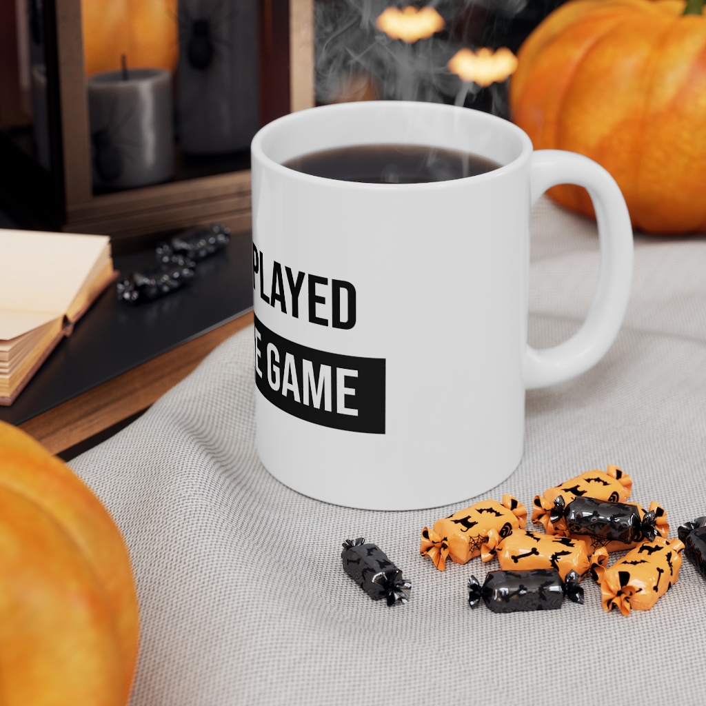 Don't Get Played, Change the Game Ceramic Mug 11oz - Image 7
